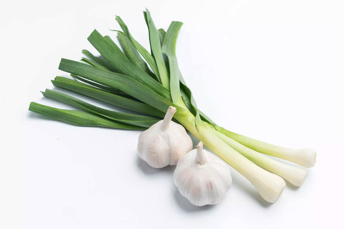 Green garlic bunch